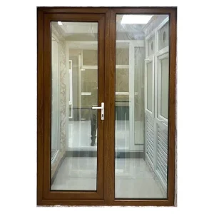 PVC Double-Glazed Casement Door, Bulletproof and Soundproof, for Home Entry, Bedrooms, and Villas