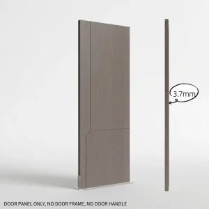 PVC Interior Door Skin Panel with Wood Texture for Modern Room Doors