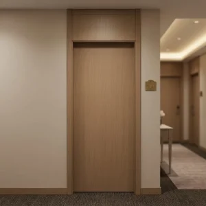 PVC-Laminated MDF Membrane Wood-Design Interior Room Entry Door