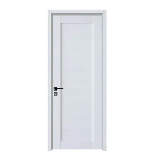 PVC WPC Wooden Door Panel Customizable Interior Soundproof Waterproof Apartment Door