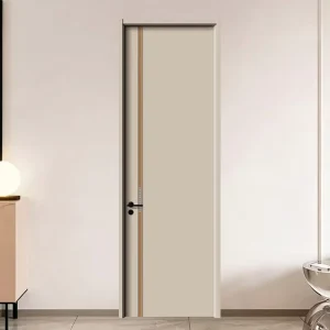 Paint-Free Composite Interior Wooden Sound-Insulated Swing Door with Custom Size for Villas, Hotels, and Residences