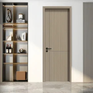 Paint-Free Composite Wooden Interior Door for Hotel Rental Rooms
