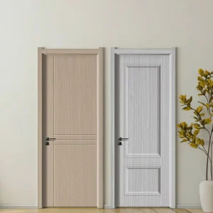 Paint-Free Interior WPC Wood Composite Door with Waterproof WPC Frame