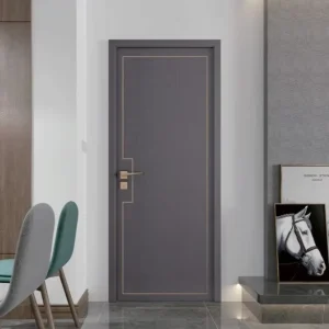 Paint-Free Solid Wood Composite Door Eco-Friendly Soundproof Structurally Stable