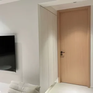 Paint-Free Solid Wood Composite Soundproof Interior Doors for Hotels and Apartments