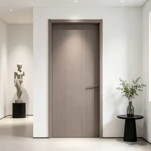 Paint-Free Solid Wood Soundproof Interior Door for Bedrooms, Homes, and Hotels