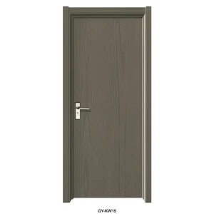 Painted Veneer Fireproof MDF Interior Door Customizable Size CE-certified for Home and Office