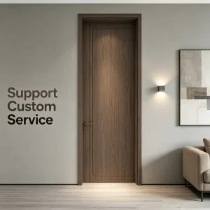 Paintless Bedroom Door No Paint Carbon Crystal Board Antibacterial Hotel and Household Door