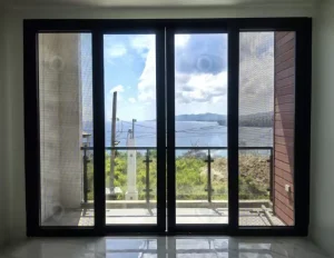 Panoramic Custom Sliding Door Thermal Insulated Aluminum Alloy Door for Homes and Hotels