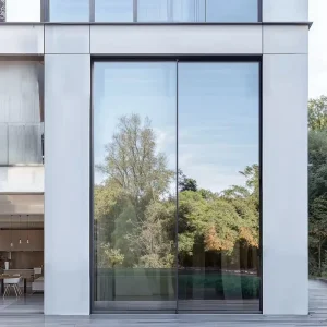 Panoramic View Floating Sliding Door Ultra Narrow Frame Frameless Aluminum Glass Sliding Door