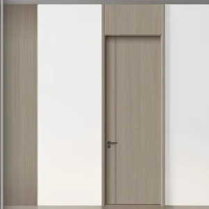 Polymer WPC Composite Door Waterproof Dining Bathroom Bedroom School Manual Opening Custom Color