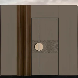 Postmodern Cast Aluminum Armored Security Entrance Door Anti-Theft Manual