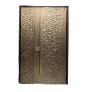 Precision-Carved Cast Aluminum Door