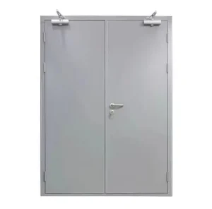 Premium Modern Interior Fire Door with Finished Surface, Soundproof Insulated Core for Residential and Commercial Use