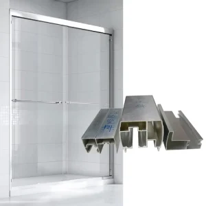 Press the Aluminum Profile Sliding Shower Door. Bathroom Enclosure Hardware Accessories. Bulk Orders Available with Free Samples