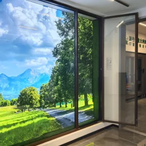 Professional China Doors and Windows Supplier Ultra Narrow Frame Thermal Insulate Wind Resistance 9 Grade Inward Opening Window