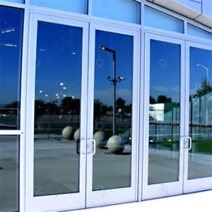 Recyclable Aluminum Swing Door for Residential Spaces, Easy Installation