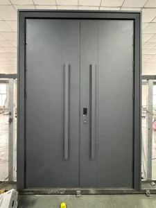 Residential 3D Cast Aluminum Entrance Door, Waterproof and Soundproof