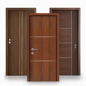 Residential Classic Insulated Wear-Resistant Wooden Interior Door with Noise Prevention