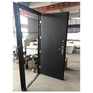 Residential Double-Layer Metal Steel Front Entrance Security Door for Interior or Exterior Use