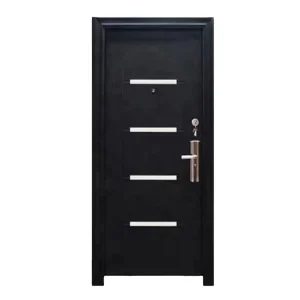 Residential Exterior Security Steel Front Entry Door Metal Panel