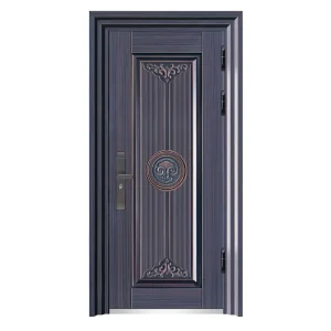 Residential Farmhouse Aluminum Entry Door with Zinc Alloy Security Hardware, Manual Exterior, Custom Dimensions