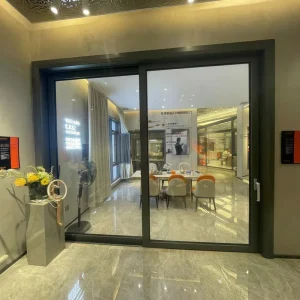 Residential Hurricane-Proof High-Track Aluminum Narrow-Frame Sliding Patio Door