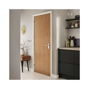 Residential Interior Paint-Free Flat Flush Door with Full Fittings