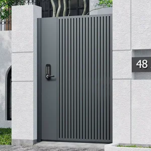 Residential Security Door Modern Aluminum Entrance Garden Gate