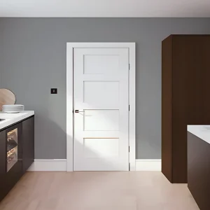 Residential Shaker Interior Door, Solid Wood Composite, for Houses