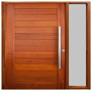 Residential Villa Wooden Entrance Security Swing Door