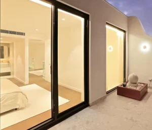 Resort Hotel High Quality Design Waterproof Sliding Door NFRC America Soundproof Thermal Break Sliding and Stacking Door