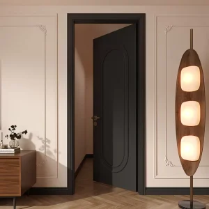 Retro French-Style Interior Single Door for Bedrooms and Dressing Rooms