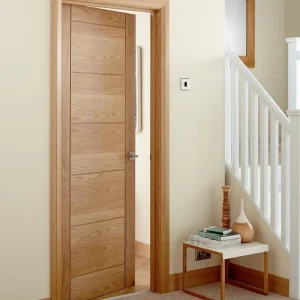 Room Single Door Readymade Modern Interior Solid Wooden Door