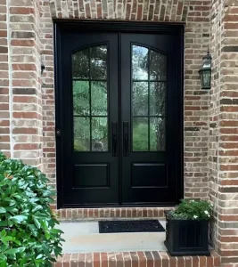 Round Mahogany Solid Wood Entrance Door