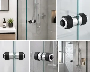 Rubber Door Knob for Glass and Shower Doors