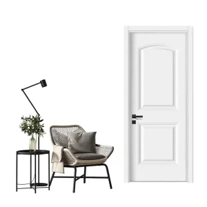 S03 White Primer Door Hollow Core MDF HDF Interior Door