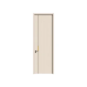 SPC Composite Interior Door, Paint-Free, 40mm Thick, Waterproof, Custom Color for Apartments and Hospitals