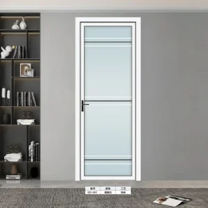 STC-Rated Aluminum Glass Swing Acoustic Door with Closed-Cell Foam Seal for Hotel Factory