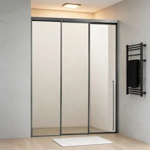Shower Enclosure Factory Complete Bathroom Shower Room with Double Sliding Doors and Frame for Hotel and Apartment Use