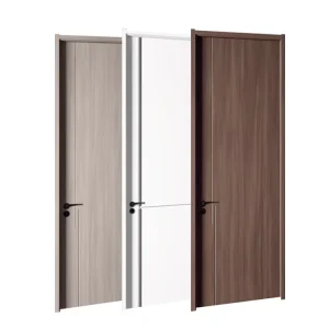 Simple Design Interior Hotel Door Prehung Modern Design Bedroom Wooden Door Single Wood Interior Door for Homes