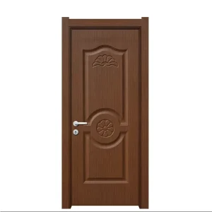 Simple Polymer Flat-Finished Interior Single Main Door for Bedroom, Villa, and Hall