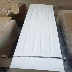 Simulated Solid Wood Melamine Paint-Free Molded Door Skin Panels Imitate Mold Veneer Door Plank