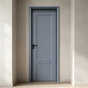Single Baking Paint Wood Door for Bedroom Interior Waterproof