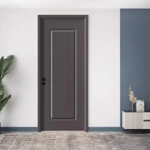 Single Leaf Fireproof Interior Steel Security Door, Fire-Rated Metal Door for Bedroom, Villa, Commercial, Living Room