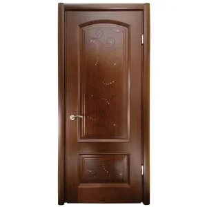 Single Leaf Flat Teak Wood Main Door