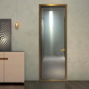 Single Leaf Frameless Glass Interior Door