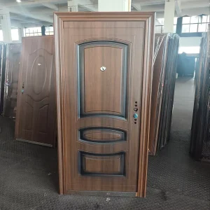 Single-Leaf Mesh Galvanized Steel Security Door for Home Villa Entry
