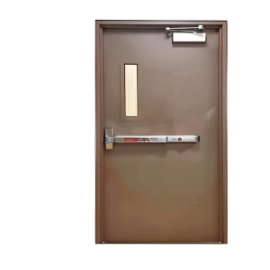 Single Leaf Stainless Steel Fireproof Door for Schools Hospitals and Dining Areas