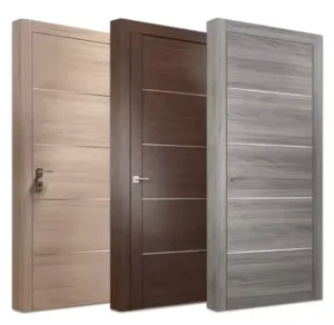 Single-Leaf Wooden Bedroom Interior Door with Door Lock